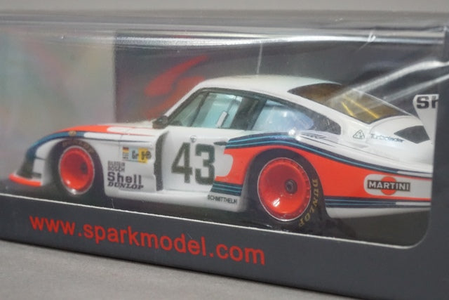 1:43 SPARK S4162 Porsche 935/78 Moby Dick No.43 Le Mans 1978 M.Schurti - R.Stommelen