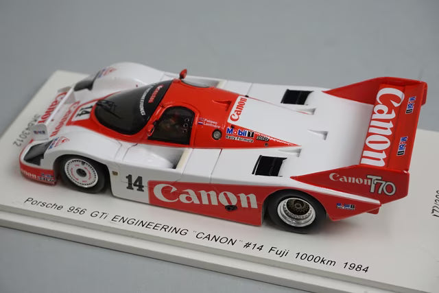 1:43 KID BOX x SPARK SKB43012 Porsche 956 GTi ENGINEERING Canon #14 Fuji 1984