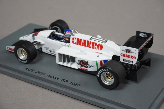 1:43 SPARK S4772 AGS JH21 Italia GP 1986 #31