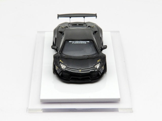 LB700-008 LB PERFORMANCE 1:64 LIBERTY WALK LB WORKS Aventador LP700 Black