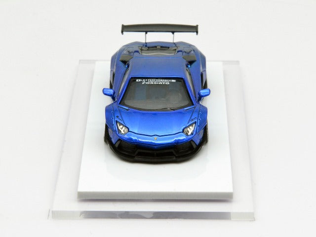 LB700-009 LB PERFORMANCE 1:64 LIBERTY WALK LB WORKS Aventador LP700 Chrome Blue