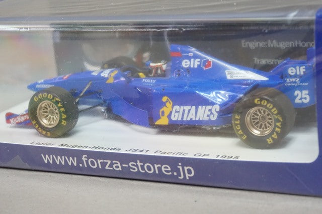 1:43 SPARK TR008 FORZA Ligier Mugen Honda JS41 1995#25 Pacific GP Aguri Suzuki