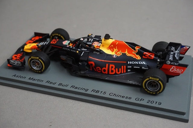 1:43 SPARK S6078 Aston Martin Red Bull Racing Team #33 TBC 2019 RB15 M.Verstappen model car