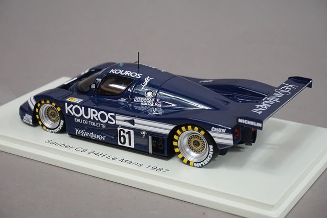 1:43 SPARK S1257 Sauber C9 #61 1987 Le Mans 24h H.Pescaloro M.Thackwell Hideki Okada model car