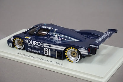 1:43 SPARK S1257 Sauber C9 #61 1987 Le Mans 24h H.Pescaloro M.Thackwell Hideki Okada model car