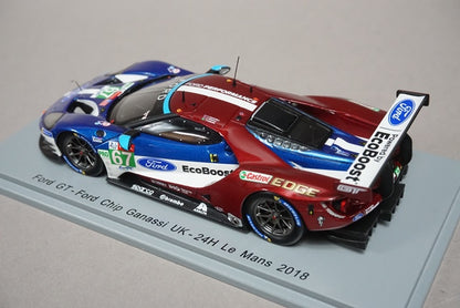 1:43 SPARK S7051 Ford GT 24h Le Mans 2018 Ford Chip Ganassi Team UK #67