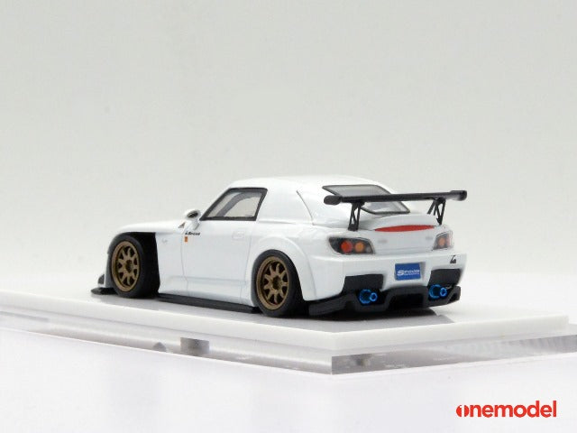 20E03-03 onemodel 1:64 Honda S2000 Spoon Street Version White