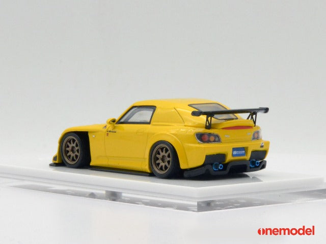 20E03-08 onemodel 1:64 Honda S2000 Spoon Street Version Yellow