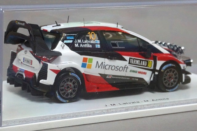 1:43 SPARK S5165 Toyota Yaris WRC Swedish Rally Winner 2017 #10