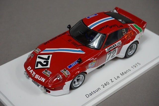 1:43 SPARK S3581 Datsun 240Z #72 24H Le Mans 1975 A.Haller/H.Schuller/B.Maechler