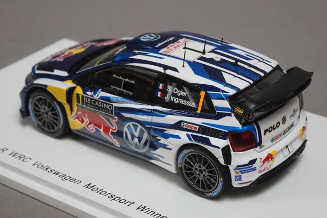 1:43 SPARK S4960 VW VolksWagen Polo R WRC Monte Carlo Winner 2016 #1