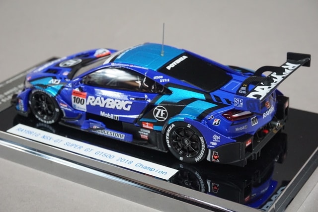 1:43 EBBRO 45621 RAYBRIG NSX-GT Super GT500 Champion 2018 #100