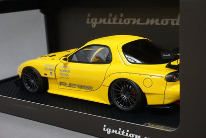 1:18 ignition model IG1042 Mazda RX-7 FD3S RE Amemiya Yellow model car