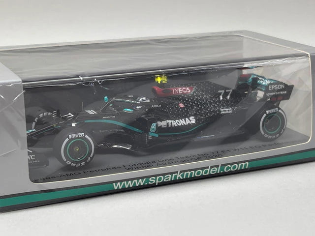 1:43 SPARK S6466 Mercedes AMG F1 W11 EQ Performance Austrian GP winner 2020 #77 Valtteri Bottas