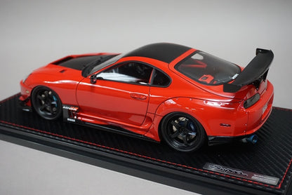 1:18 ignition model IG1350 Toyota Supra (JZA80) RZ Orido-Street Ver. Red With MAX ORIDO