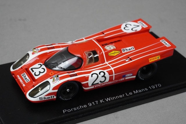 1:43 SPARK 43LM70 Porsche 917 K Le Mans Winner 1970 #23 model car