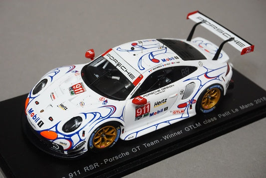 1:43 SPARK S5848 Porsche 911 RSR Porsche GT Team Winner GTLM class Petit Le Mans 2018 #911