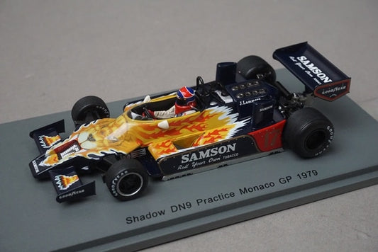 1:43 SPARK S7373 Shadow DN9 #17 Practice Monaco GP 1979 Jan Lammers