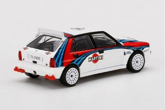 MGT00300-L TSM MINI-GT 1:64 Lancia Delta HF Integrale Evoluzione Martini Racing LHD