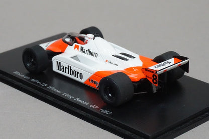 1:43 SPARK S4303 McLaren MP4-1B Long Beach GP Winner 1982 #8 Marlboro