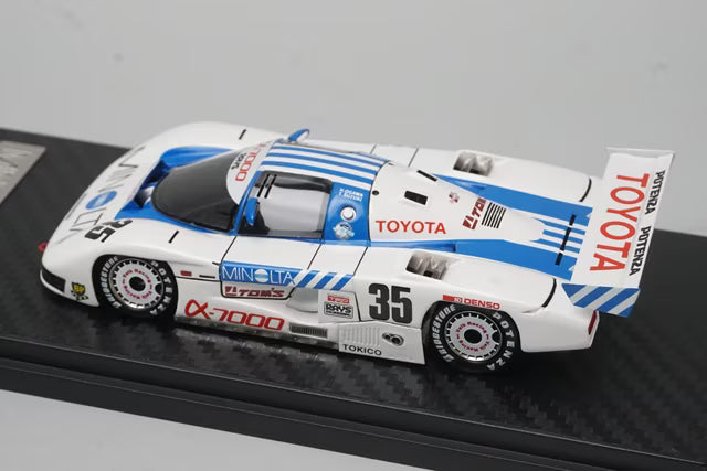 1:43 ignition model IG0336 Minolta Toyota TOM'S 85C JSPC 1986 #35