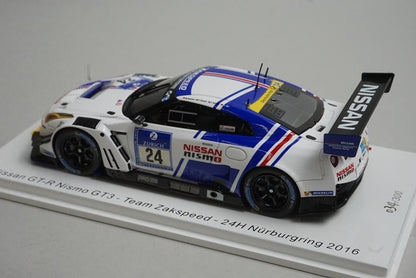 1:43 Spark SG264 Nissan GT-R NISMO GT3 24H Nurburgring 2016 #24