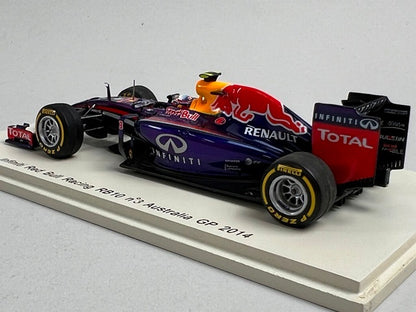 1:43 SPARK S3086 Infiniti Red Bull Racing RB10 Australian GP 2014 #3 Daniel Ricciardo