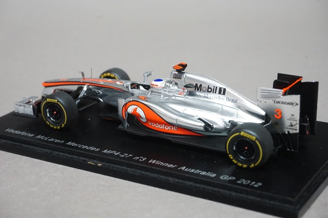 1:43 SPARK S3044 Vodafone McLaren Mercedes MP4-27 Australian GP 2012 winner #3 Jenson Button