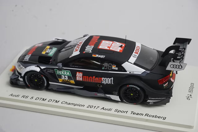 1:43 Spark SG341 Audi RS5 DTM Champion 2017 Sports Team Rosberg #33 R. Rast