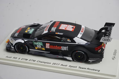 1:43 Spark SG341 Audi RS5 DTM Champion 2017 Sports Team Rosberg #33 R. Rast