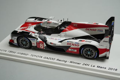 1:43 SPARK 43LM18 Toyota TS050 Hybrid TOYOTA GAZOO Racing Le Mans Winner 2018 #8