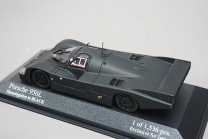 1:43 MINICHAMPS 433826593 Kyosho Homologation BLACK/Black Series Porsche 956