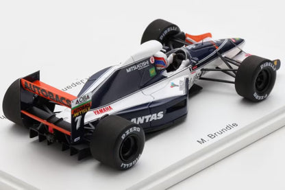 ROMU034 Spark 1:43 ROMU Custom Brabham BT60 Yamaha F1 Japanese GP 1991 #7 M. Brundle 5th