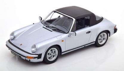 KKDC180712 KK scale 1:18 Porsche 911 Carrera 3.2 Cabriolet 250.000 Anniversary 1988 Silver