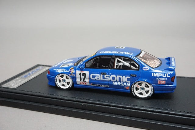 1:43 ignition model IG1848 CALSONIC Primera P10 JTCC INTERTEC Fuji 1994 #12 with Kazuyoshi Hoshino Metal Figure