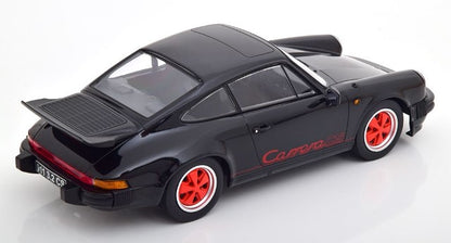 KKDC180873 KK scale 1:18 Porsche 911 Carrera 3.2 Clubsport 1989 Black / Red