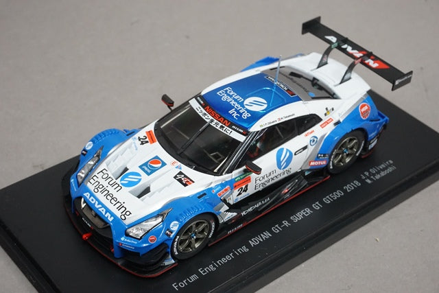 1:43 EBBRO 45626 NISMO Forum Engineering ADVAN GT-R GT500 #24 White/Blue