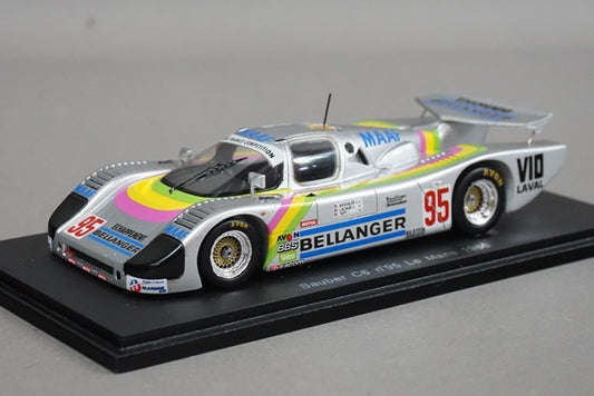 1:43 SPARK S4081 Sauber C6 Le Mans 1986 #95 R.Bassaler - D.Lacaud - I.Tapy