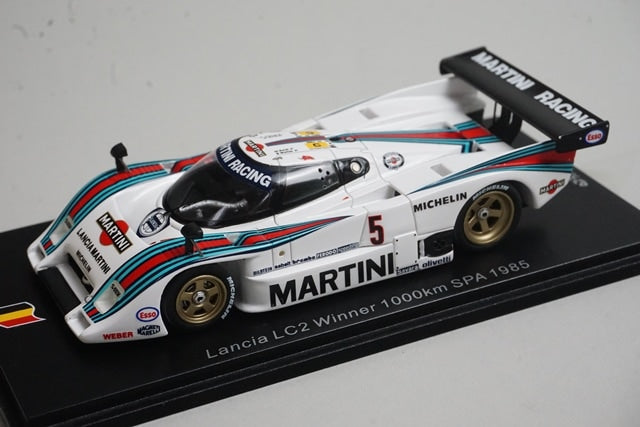 1:43 SPARK SB231 Lancia LC2 1000km SPA Winner 1985 #5 model car
