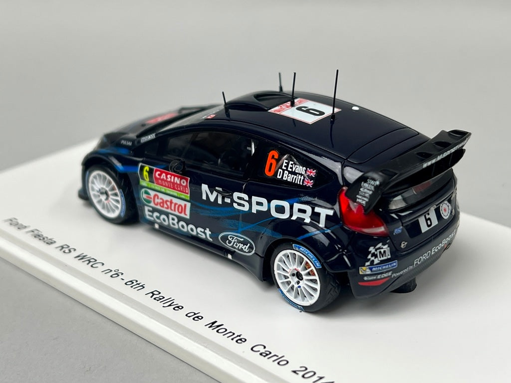 1:43 SPARK S3791 Ford Fiesta RS WRC Monte Carlo 2014 #6 model car