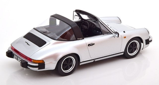 KKDC180842 KK scale 1:18 Porsche 911 SC Targa 1983 Silver with Hardtop