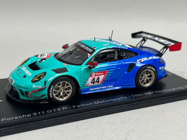 1:43 SPARK SG689 Porsche 911 GT3 R Falken Motorsports Nurburgring 24h 2020 #44