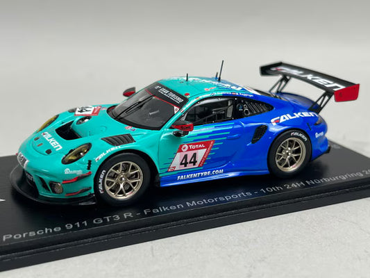 1:43 SPARK SG689 Porsche 911 GT3 R Falken Motorsports Nurburgring 24h 2020 #44