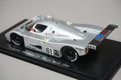 1:43 SPARK S4762 Sauber Mercedes C9 2nd Le Mans 1989 #61