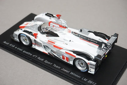 1:43 SPARK 43LM12 Audi R18 E-tron quattro Audi Sport Team Joest Le Mans Winner 2012 #1