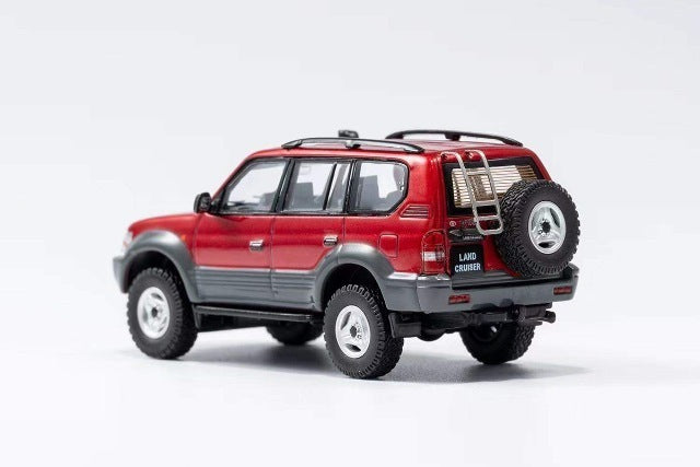 KS-015-116 GCD Gaincorp Products 1:64 Toyota Land Cruiser PRADO 90 Burgundy RHD