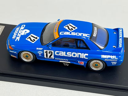 1:43 HPI 8023 Nissan CALSONIC Skyline JTC 1990 #12 Debut Win
