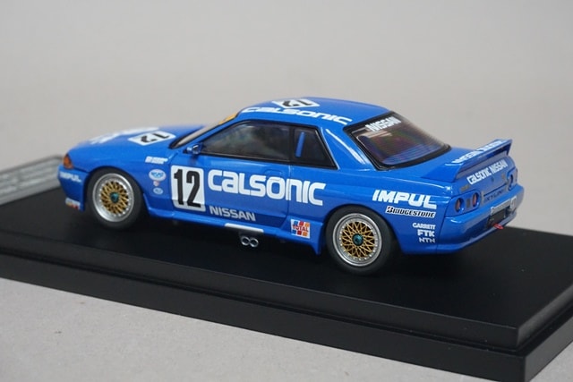 1:43 HPI 8023 Nissan CALSONIC Skyline JTC 1990 #12 Debut Victory