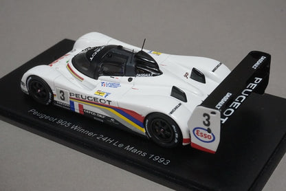 1:43 SPARK 43LM93 Peugeot 905 Le Mans 24h 1993 #3 model car