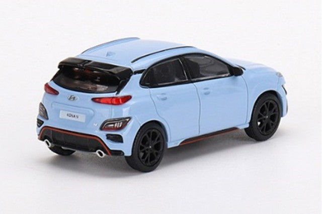 MGT00450-L TSM MINI-GT 1:64 Hyundai Kona N Performance Blue (Left-hand drive)